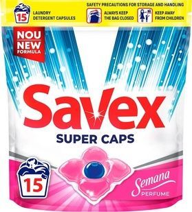 Капсулы для стирки Savex Super Caps Semana Perfume 15 шт фото
