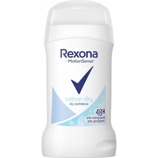 Антиперспірант стік Rexona жіночий Coton dry 40 мл фото