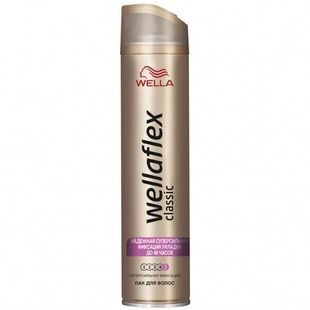 Лак для волосся Wellaflex 250 мл Classic супер сильна фіксація фото