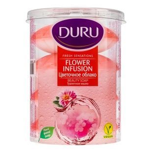 Мыло туалетное Duru Flower infusion 400г фото