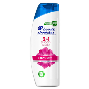 Шампунь и бальзам-ополаскиватель против перхоти 2в1 Head & Shoulders Smooth&Silky 540мл фото