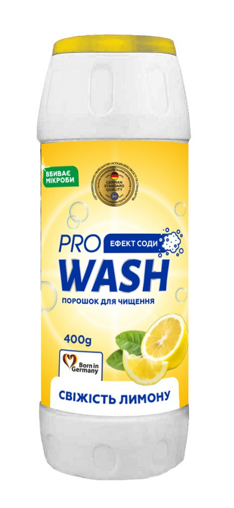 Средство для чистки Pro Wash Лимон с эффектом соды, 400г фото