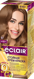 Крем-фарба для волосся ECLAIR Omega-9 №9,7 Карамель фото