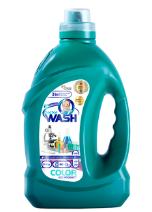 Гель для прання кольорових речей DOCTOR WASH 2,1л фото