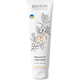 Крем для рук Bioton Cosmetics з олією Обліпихи 100 мл фото