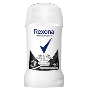 Антиперспірант стік Rexona жіночий Invisible on Вlack + White 40 мл фото