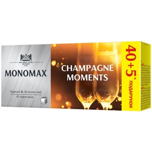 Чай МОНОМАХ CHAMPAGNE MOMENT 45Х1.5 Г фото