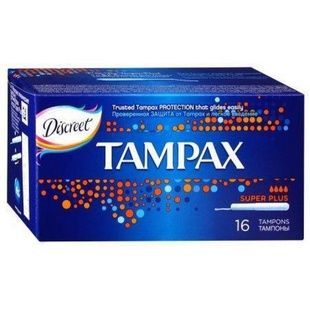 Тампони Tampax Super Plus Duo з аплікатором 16 шт фото