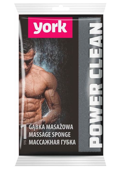 1107 YORK Банная мочалка Power clean MEN фото