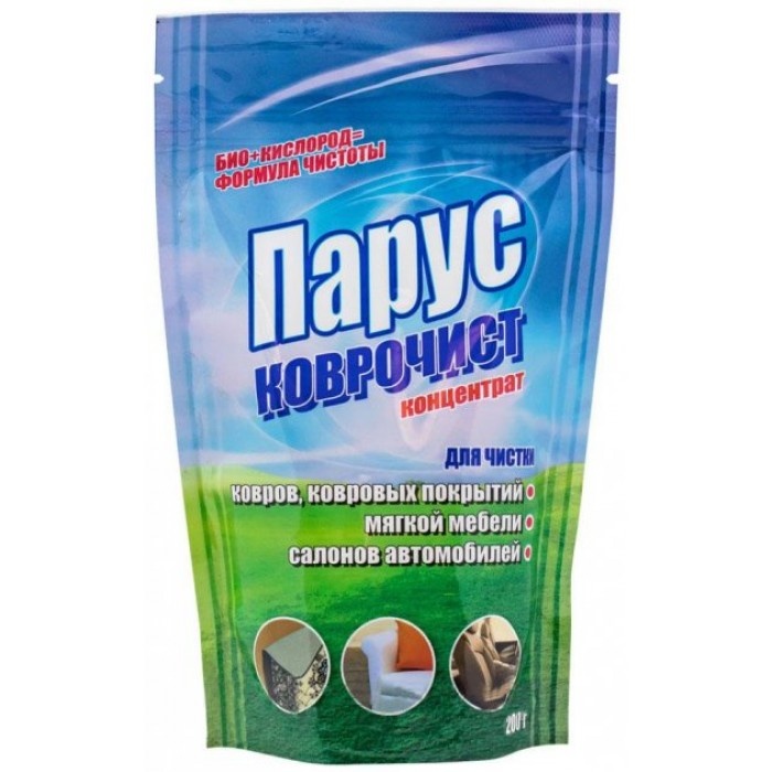 Засіб для чищення килимів Парус концентрат, 200 г фото