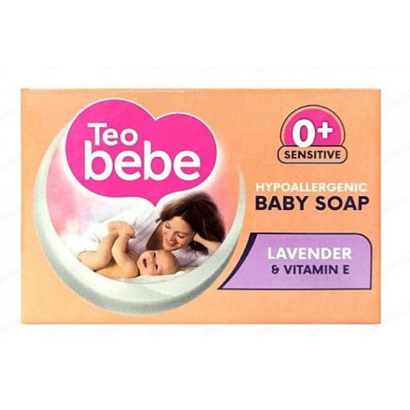 Мыло детское Teo bebe с экстрактом Лаванды 75 г фото