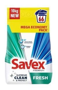 Пральний порошок Savex Fresh Universal 2in1, 10 кг фото