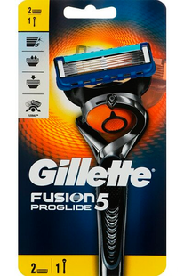 Станок для бритья мужской (Бритва) Gillette Fusion5 ProGlide Flexball с 2 сменными картриджами фото