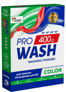 Пральний порошок ProWash Color, для кольорових тканин, 400г фото