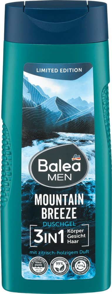 Гель для душа Balea Mountain Breeze 3в1, 300 мл фото