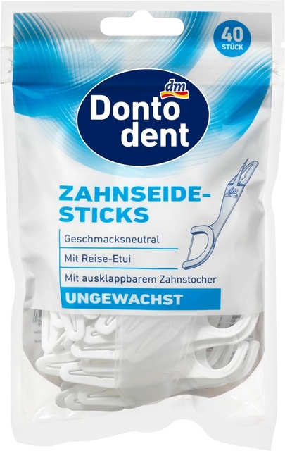 Зубна нитка Dontodent  40шт фото