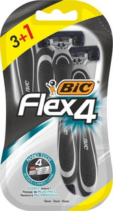 Набір бритв без змінних катриджів BIC Flex 4 3+1 шт фото