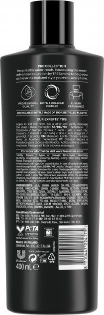 Шампунь Tresemme Repair and Protect відновлювальний 400 мл фото