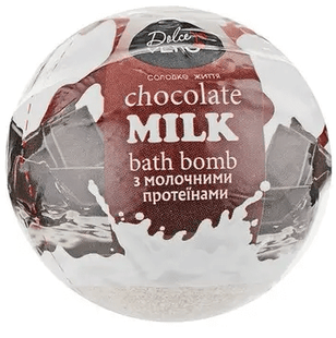 Бомбочка для ванн Dolce Vero chocolate milk 75 г фото