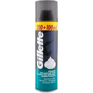 Піна для гоління Gillette Gillette Sensitive Skin Foam, 300 мл фото