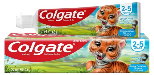 Зубная паста для детей Colgate от 2 до 5 лет, 50 мл фото