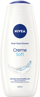 Гель-догляд для душу NIVEA Creme Soft і мигдалева олія 500 мл фото