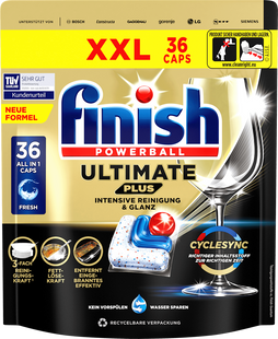 Капсулы для посудомоечной машины Finish Ultimate Plus All in 1 36 шт. фото