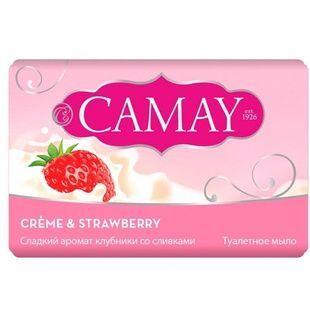 Мыло Camay Creme&Strawberry Клубника со Сливками 85 г фото