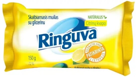 Жовчне мило від плям Ringuva з ароматом лимону 150 г фото