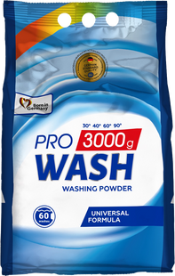 Порошок для стирки Pro Wash Универсальный 3 кг фото