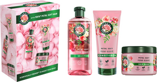 Подарунковий набiр Herbal Essences Rose Petal Soft Шампунь 350 мл + Бальзам-ополіскувач 250 мл + Маска для волосся 300 мл фото