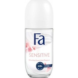 Дезодорант кульковий жіночий Fa Sensitive White Musk 50 мл фото