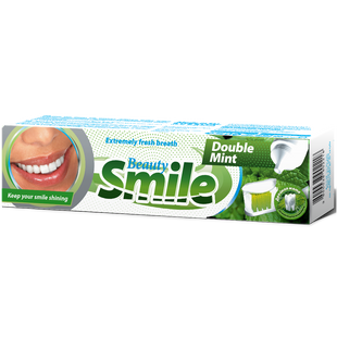 Зубная паста Beauty Smile Double Mint Двойная мята 100 мл фото