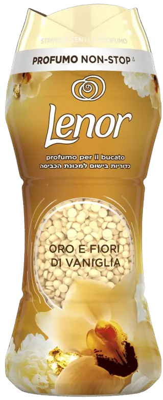 Ароматизатор для белья в гранулах Lenor ORO E FIORI DI VANIGLIA 210г фото