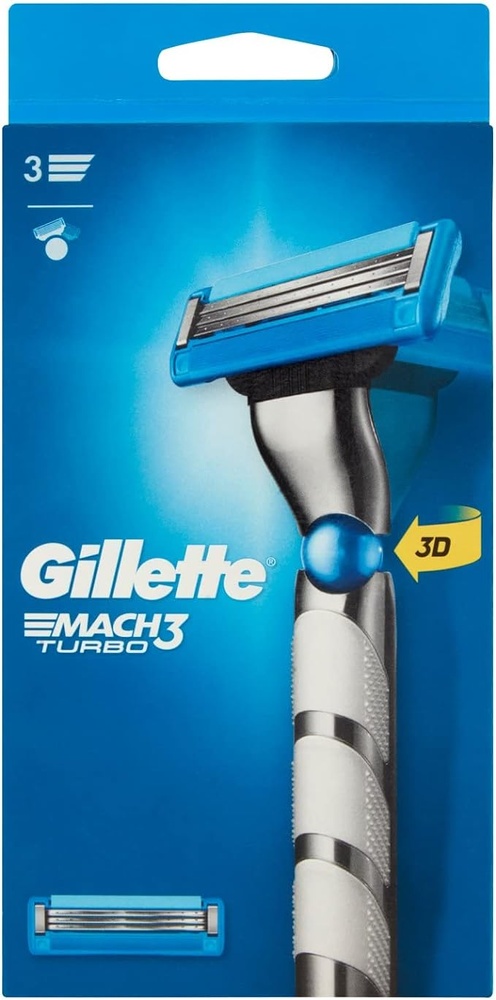 Бритва Gillette Mach3 Turbo з 1 змінною касетою 3D фото