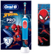 Дитяча електрична зубна щітка Oral-b Braun Pro D103 Kids Spiderman + Футляр  фото 1