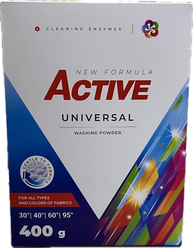 Стиральный порошок Active Universal для всех типов тканей 400&nbsp;г фото