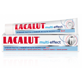 Зубна паста Lacalut Multi-effect, 75мл фото