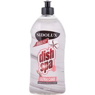 Гель для миття посуду SIDOLUX Dish Spa ultra care Гіпоалергенний 500мл фото