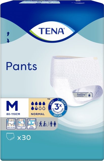 Трусы-подгузники для взрослых Tena Pants Normal Medium 30 шт фото