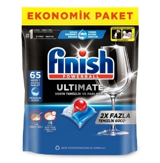 Таблетки для посудомоечной машины Finish Ultimate All in 1, 65 шт фото