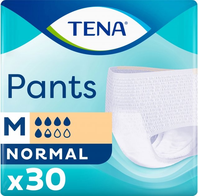 Трусы-подгузники для взрослых Tena Pants Normal Medium 30 шт фото