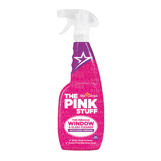 Спрей для миття вікон Pink Stuff з оцтом, 750 мл фото