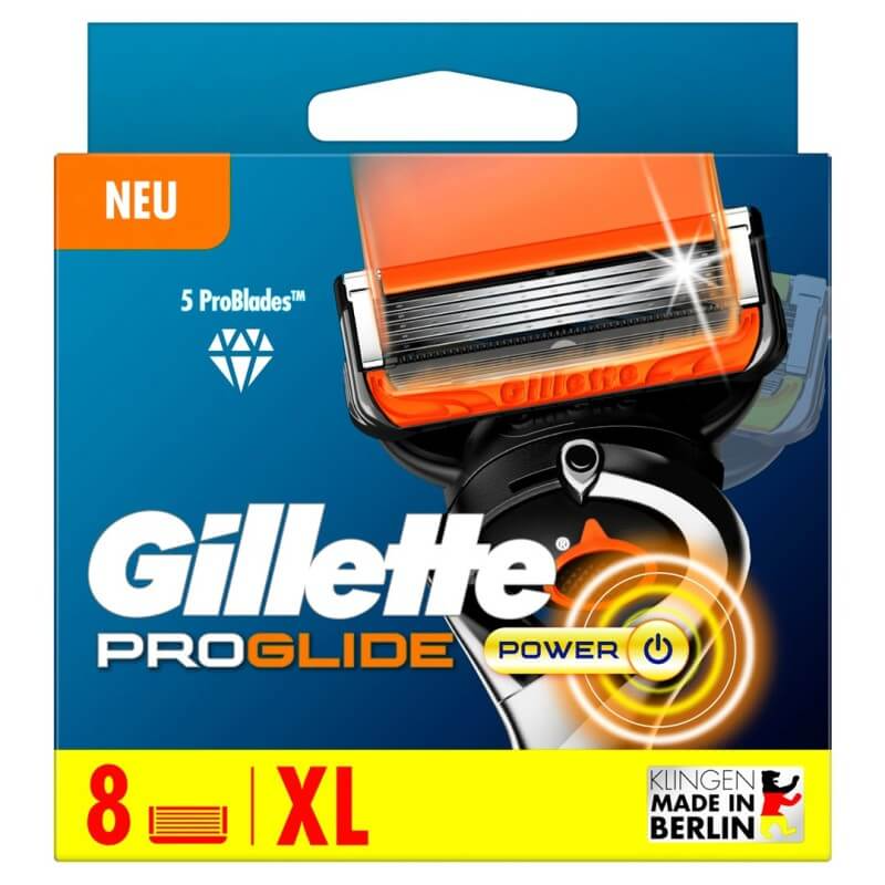 Сменные картриджи для бритья (лезвия) мужские Gillette Fusion5 ProGlide Power, 8шт фото