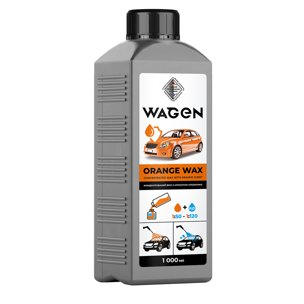 Концентрированный воск с ароматом апельсина WAGEN "ORANGE WAX" 1л. фото