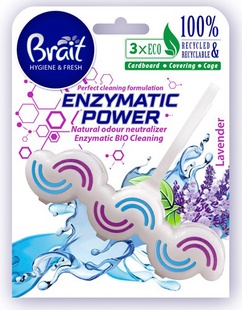 Блок для унітазу Brait Enzymatic Power Lavender 45 г фото