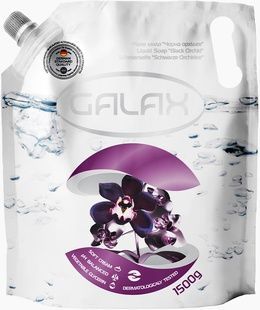 Рідке мило GALAX "Чорна орхідея" (DOYPACK) 1500г фото