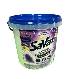 Кислородный пятновыводитель SAVAX Oxygen Stain Remover POWER (повышенная мощность) 1000г фото