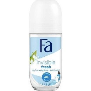 Дезодорант кульковий жіночий Fa Invisible Fresh з ароматом Конвалії 50 мл фото