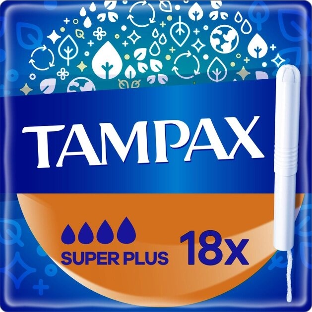 Тампони Tampax Super Plus з аплікатором 18 шт фото